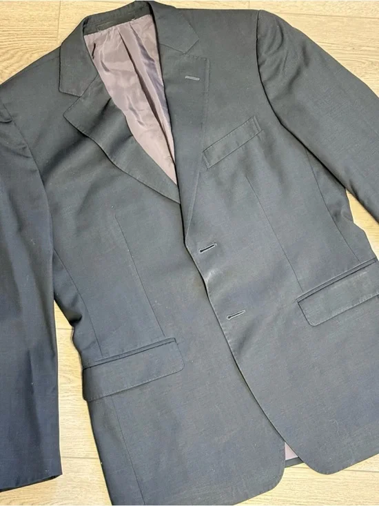 Z Zegna Ermenegildo Zegna "City" Button Dual Vent Wool Blend Blazer 48C(Short) - Picture 2 of 7